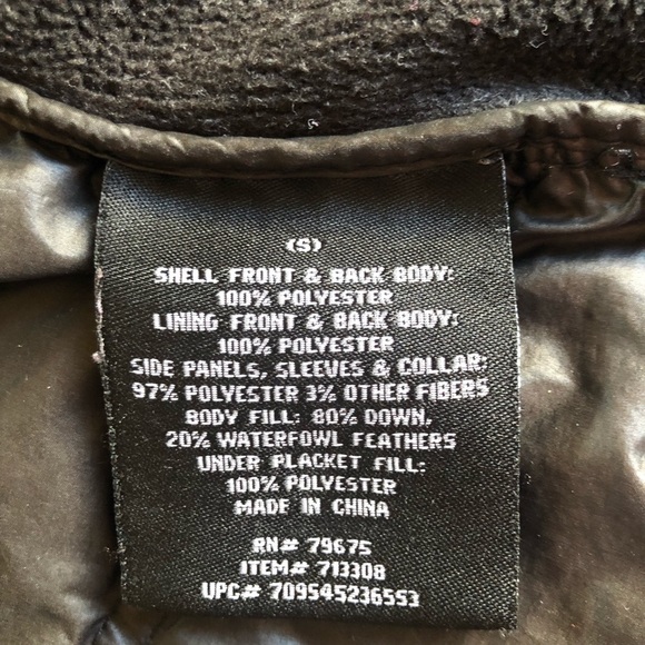 London Fog Women’s Quilted Feathers Down Lightweight Knit Sleeves Jacket Size S - Picture 11 of 16